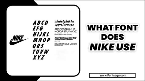 what does Nike font mean